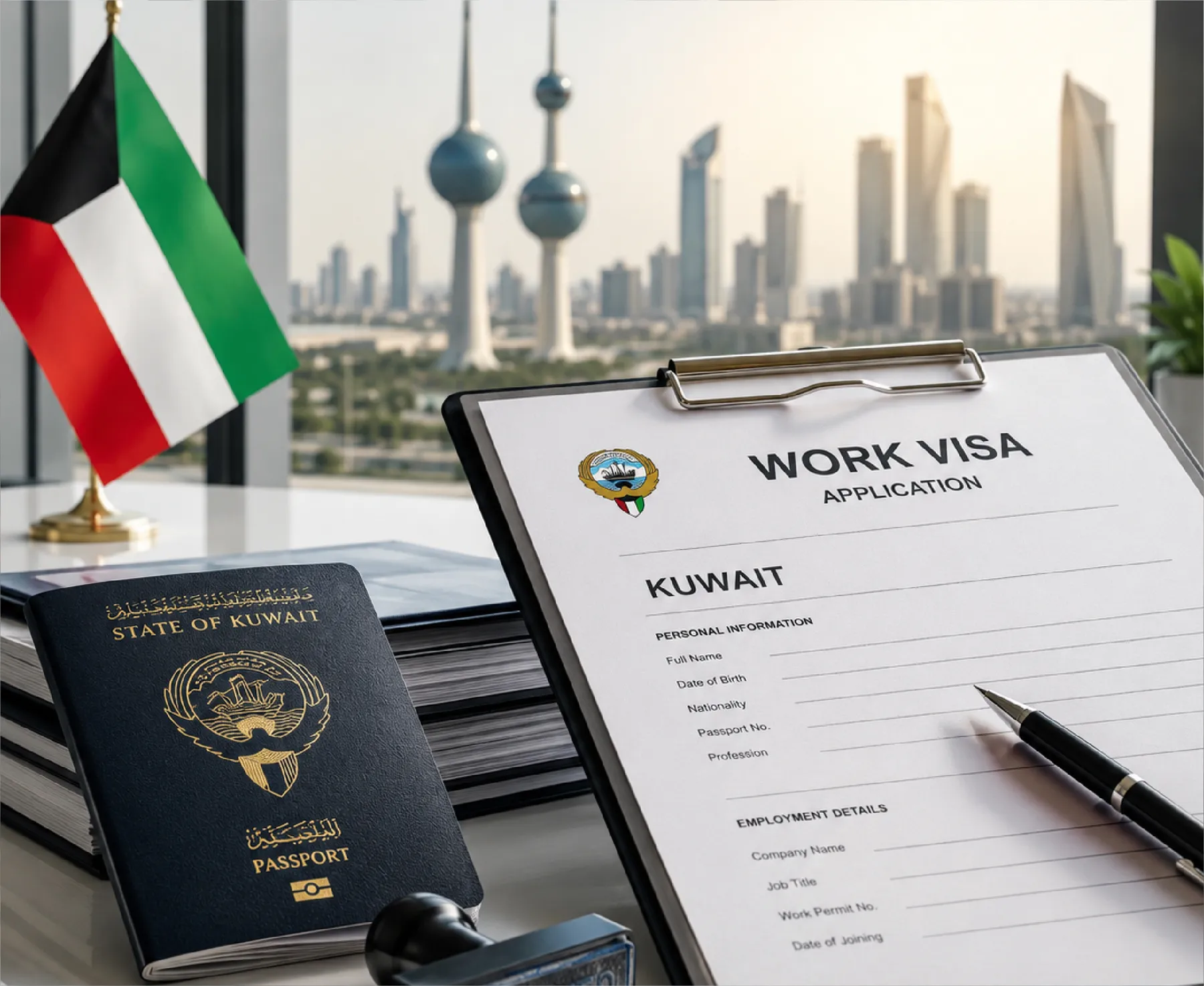 Kuwait Work Permit Visa